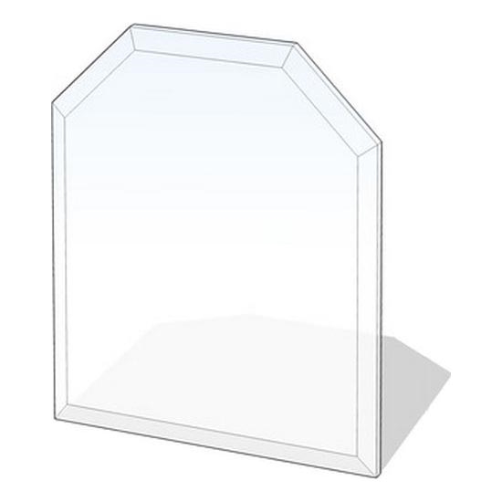 Lasi takan alle 1200x1000x8 mm