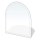 Lasi takan alle 1200x1000x8 mm puolikaari