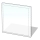 Lasi takan alle 800x800x8 mm neliö
