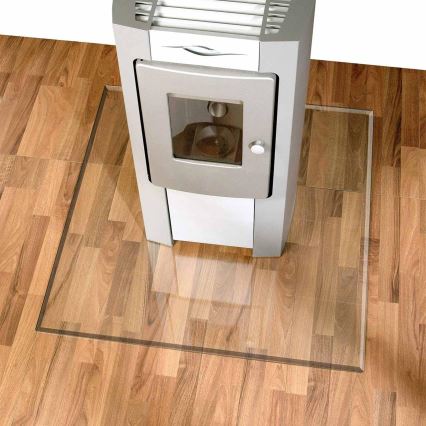 Lasi takan alle 800x800x8 mm neliö