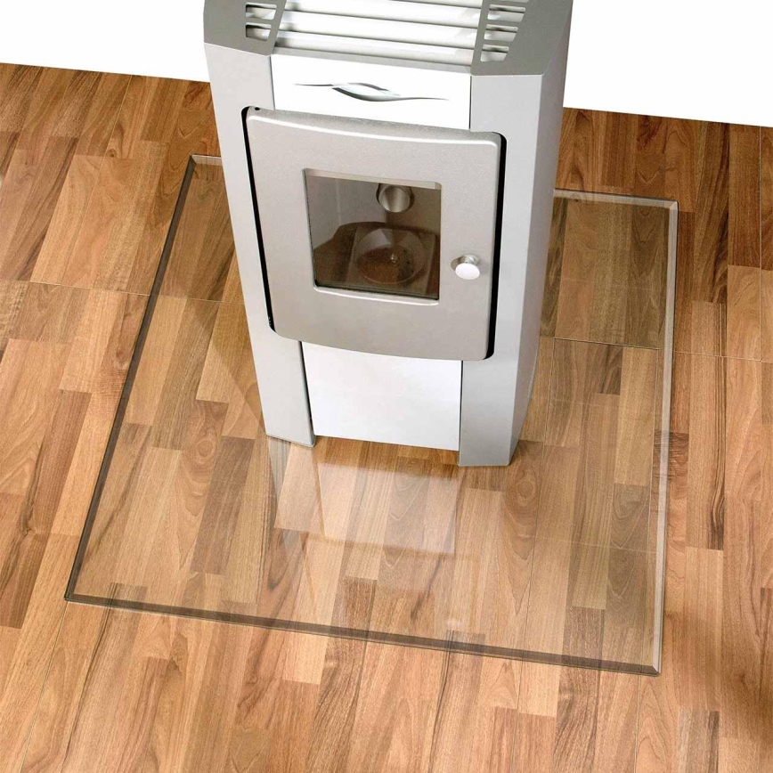 Lasi takan alle 800x800x8 mm neliö