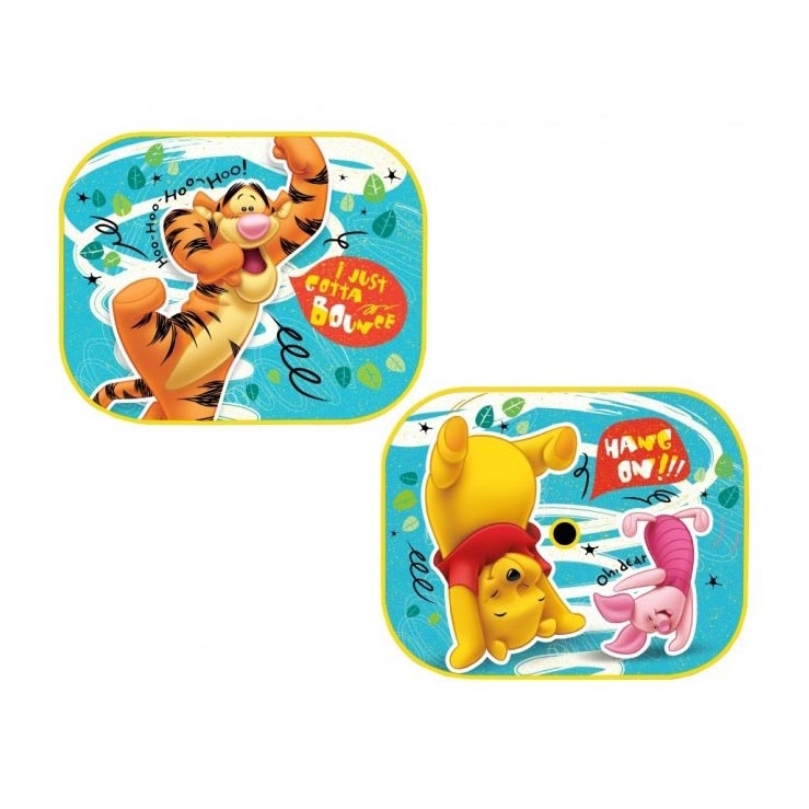 Lasten aurinkosuoja imukupilla 2 kpl WINNIE THE POOH
