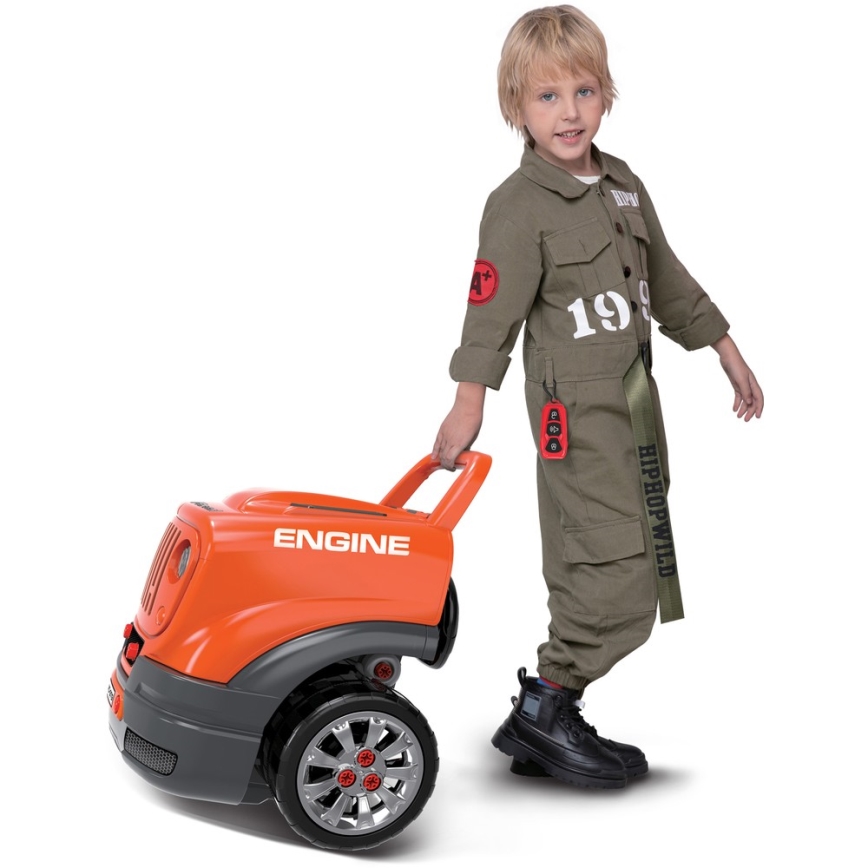 Lasten autokorjaamo 3xAAA + 1xCR2025 oranssi/harmaa