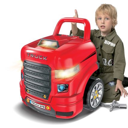 Lasten autokorjaamo punainen