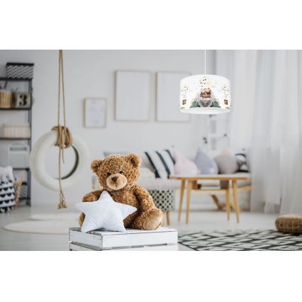 Lasten kattokruunu BEARS 1xE27/60W/230V
