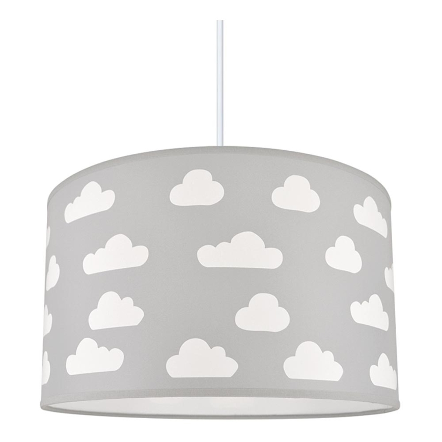 Lasten kattokruunu CLOUDS GREY 1xE27/60W/230V