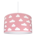 Lasten kattokruunu CLOUDS PINK 1xE27/60W/230V