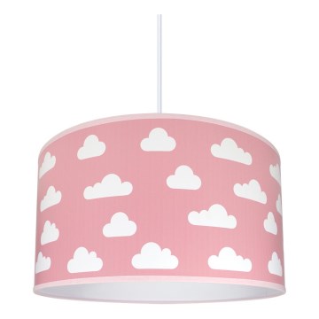 Lasten kattokruunu CLOUDS PINK 1xE27/60W/230V