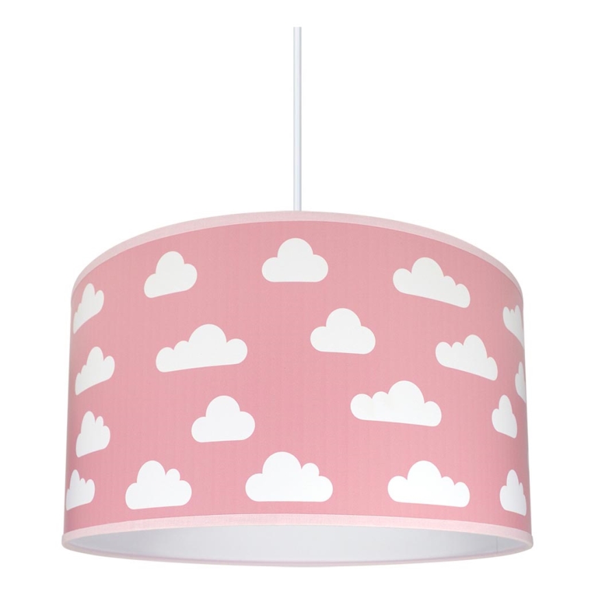 Lasten kattokruunu CLOUDS PINK 1xE27/60W/230V