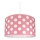 Lasten kattokruunu DOTS PINK 1xE27/60W/230V
