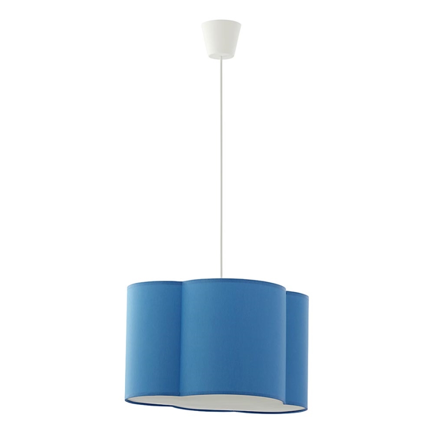Lasten kattokruunu johdossa CLOUD 1xE27/25W/230V sininen