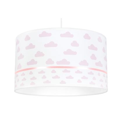 Lasten kattokruunu PIKKI 1xE27/60W/230V pinkki