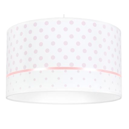 Lasten kattokruunu PIKKI 1xE27/60W/230V pinkki