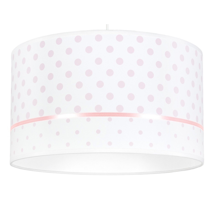 Lasten kattokruunu PIKKI 1xE27/60W/230V pinkki