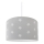 Lasten kattokruunu STARS GREY 1xE27/60W/230V