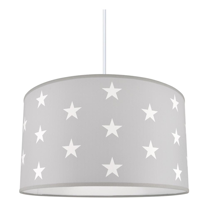 Lasten kattokruunu STARS GREY 1xE27/60W/230V