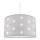 Lasten kattokruunu STARS GREY 1xE27/60W/230V