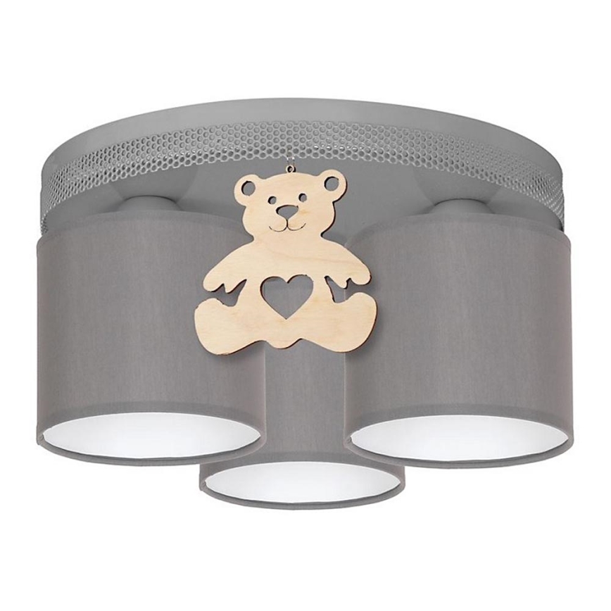 Lasten kattovalaisin BEAR 3xE27/60W/230V