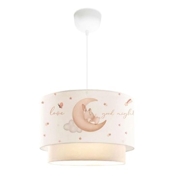 Lasten kattovalaisin CANDY 1xE27/40W/230V valkoinen/beige
