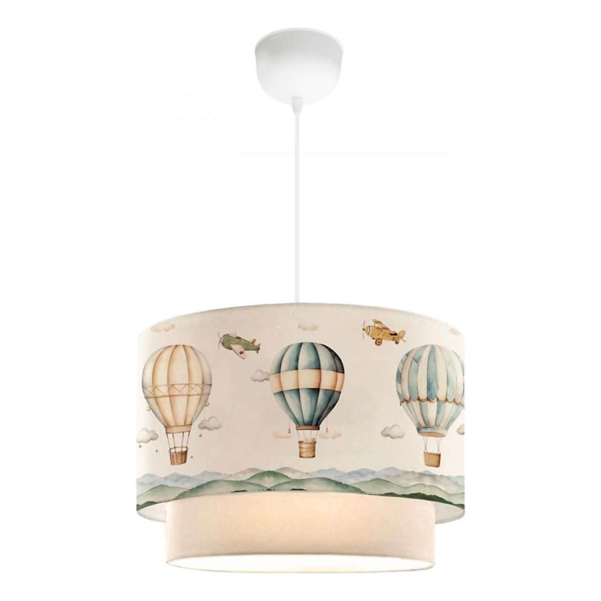 Lasten kattovalaisin CANDY 1xE27/40W/230V valkoinen/monivärinen
