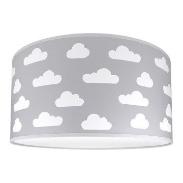 Lasten kattovalaisin CLOUDS GREY 2xE27/60W/230V harmaa