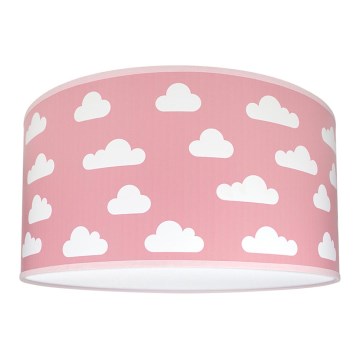 Lasten kattovalaisin CLOUDS PINK 2xE27/60W/230V vaaleanpunainen