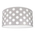 Lasten kattovalaisin DOTS GREY 2xE27/60W/230V harmaa