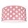 Lasten kattovalaisin DOTS PINK 2xE27/60W/230V vaaleanpunainen