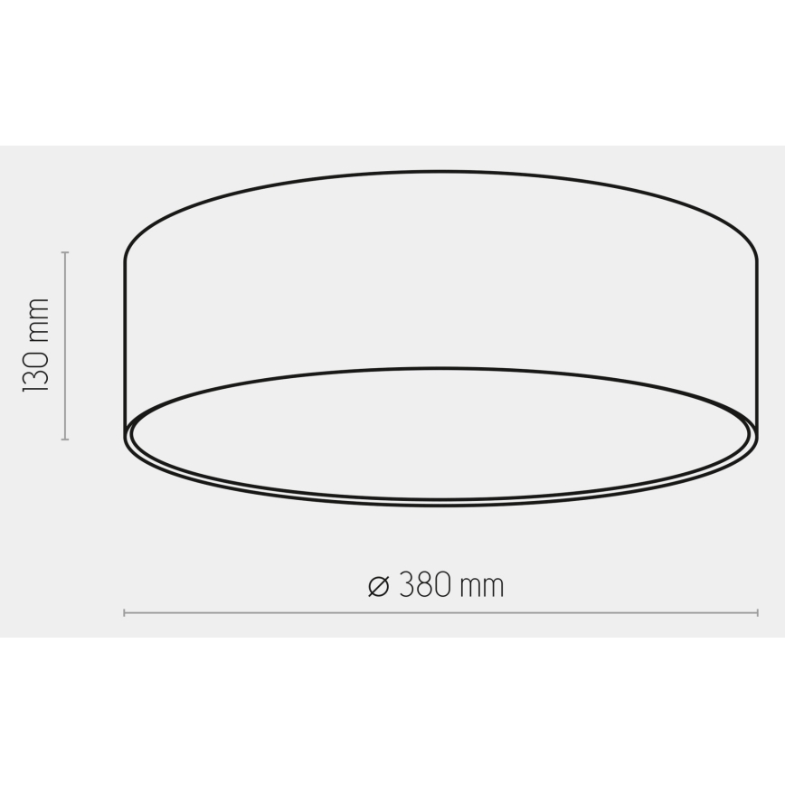 Lasten kattovalaisin RONDO LAPSET 4xE27/15W/230V sininen
