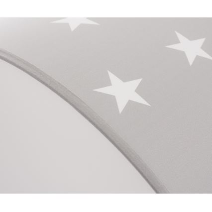 Lasten kattovalaisin STARS GREY 2xE27/60W/230V harmaa