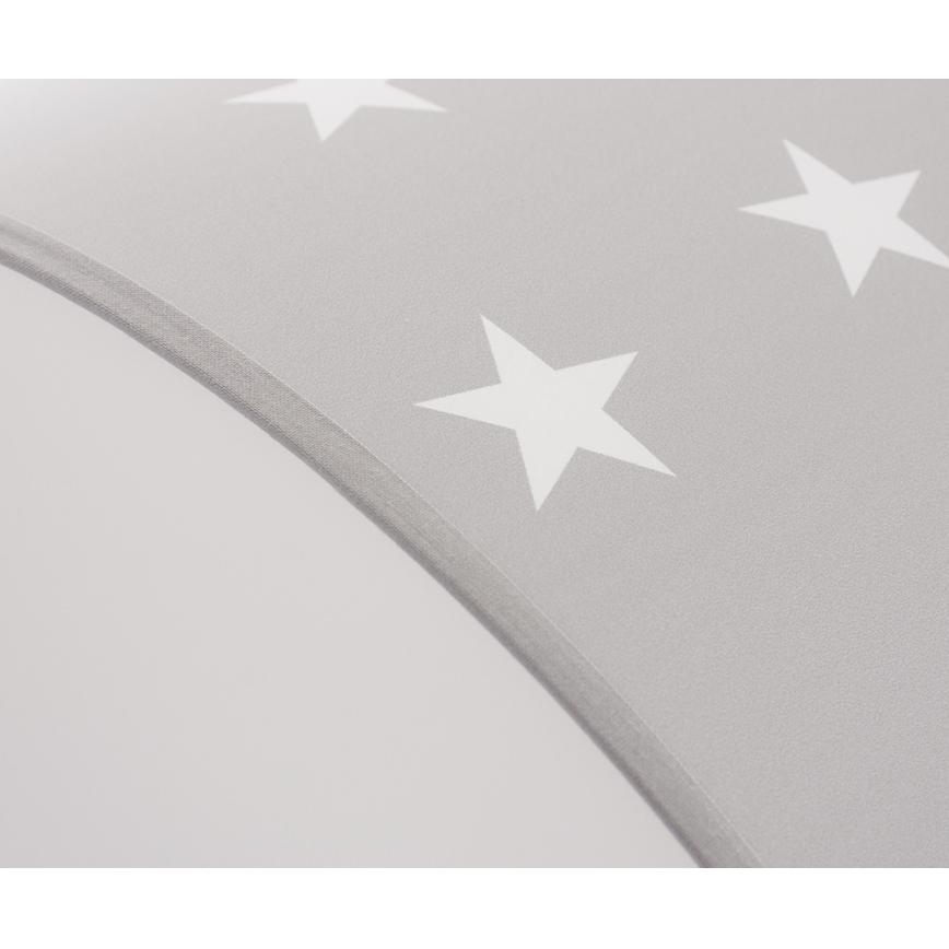 Lasten kattovalaisin STARS GREY 2xE27/60W/230V harmaa