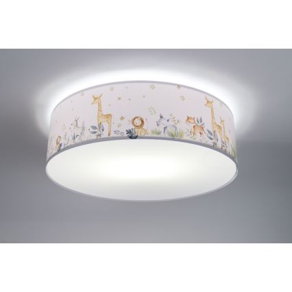 Lasten kattovalaisin SWEET DREAMS 2xE27/60W/230V halkaisija 40 cm