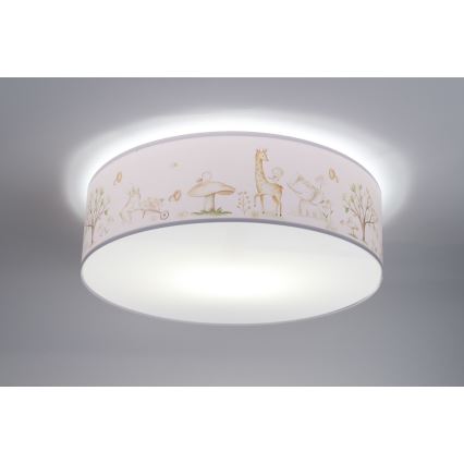 Lasten kattovalaisin SWEET DREAMS 2xE27/60W/230V halkaisija 40 cm