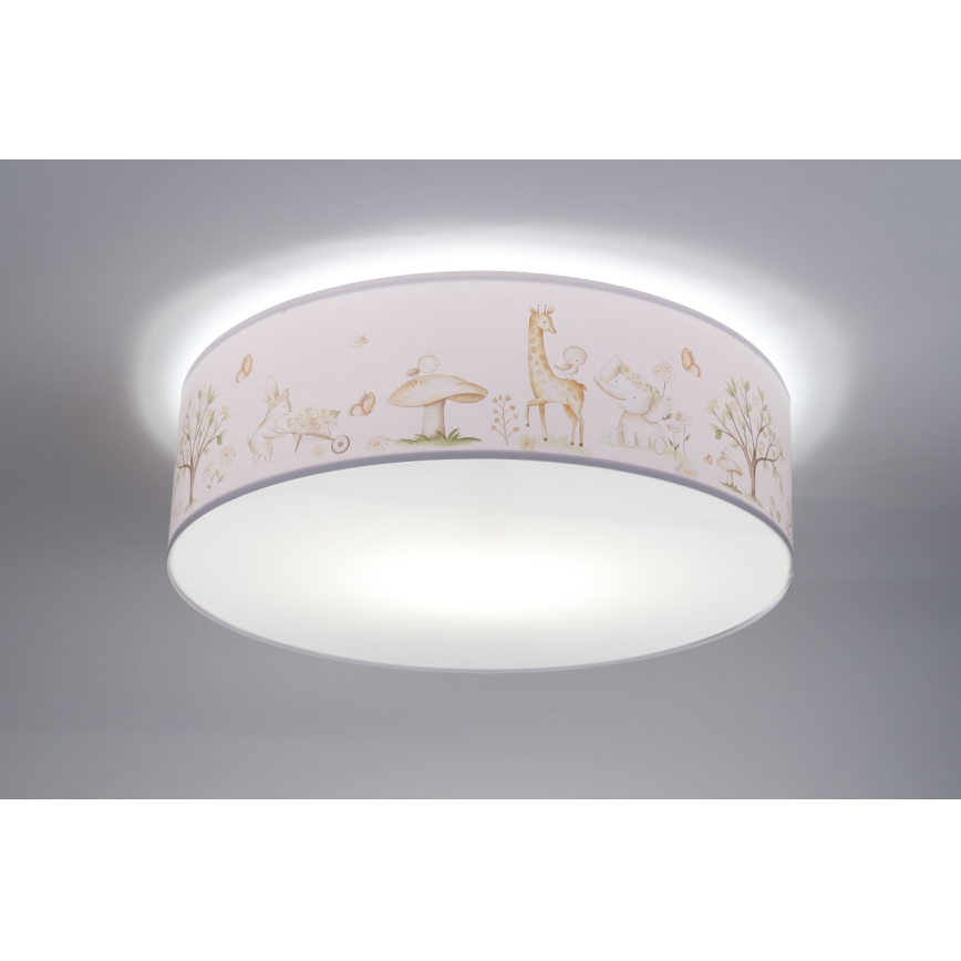 Lasten kattovalaisin SWEET DREAMS 2xE27/60W/230V halkaisija 40 cm
