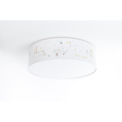 Lasten kattovalaisin SWEET DREAMS 2xE27/60W/230V halkaisija 40 cm
