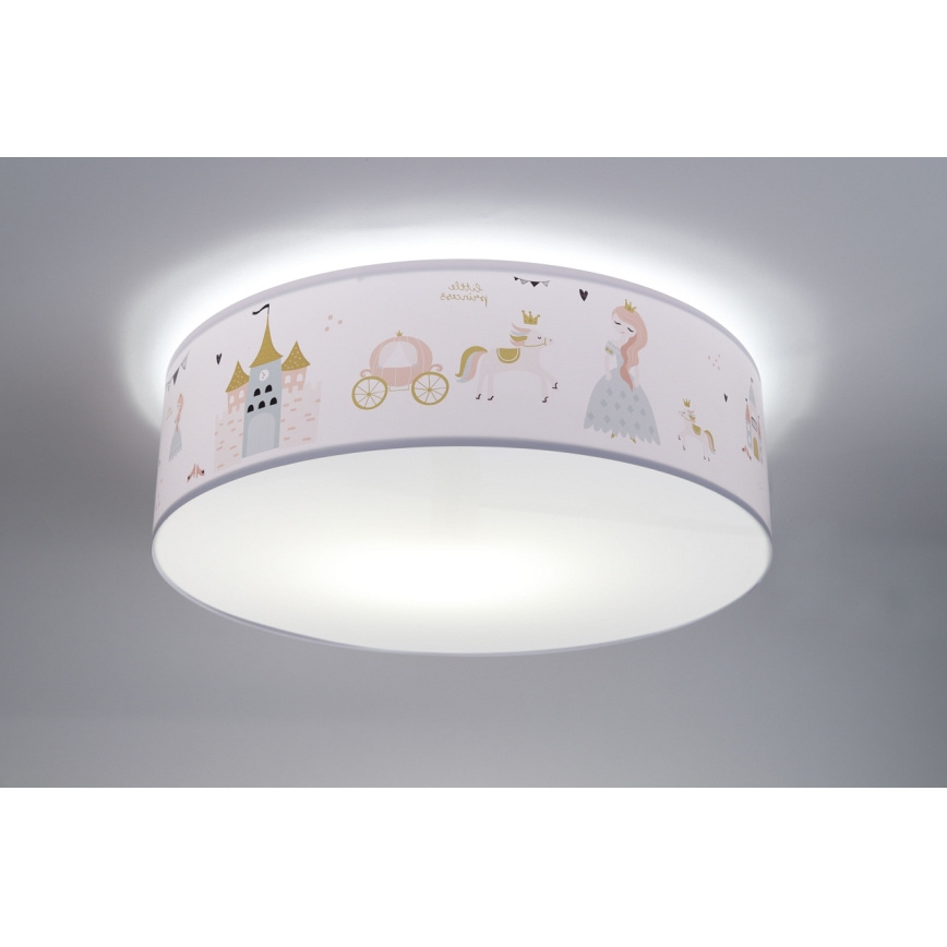 Lasten kattovalaisin SWEET DREAMS 2xE27/60W/230V halkaisija 40 cm
