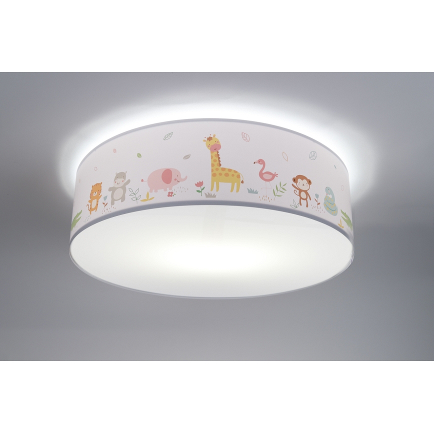 Lasten kattovalaisin SWEET DREAMS 2xE27/60W/230V halkaisija 40 cm