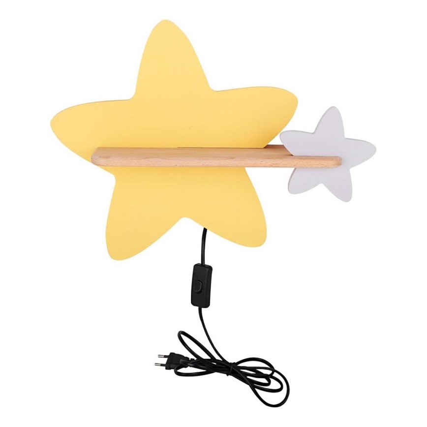 Lasten LED-seinävalaisin hyllyllä STAR LED/5W/230V