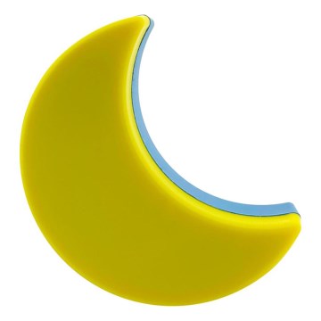 Lasten LED-yövalo hämäräanturilla LED/0,5W/230V kuu