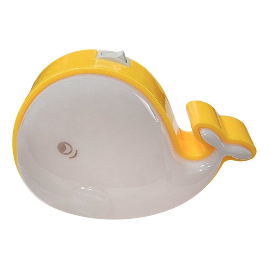 Lasten LED-yövalo LED/0,5W/230V valas