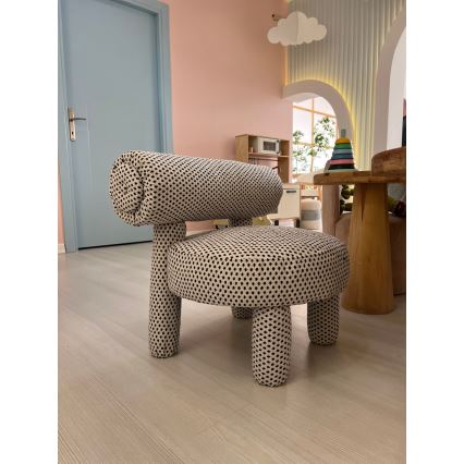 Lasten nojatuoli MAVI beige/musta