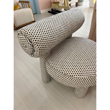 Lasten nojatuoli MAVI beige/musta
