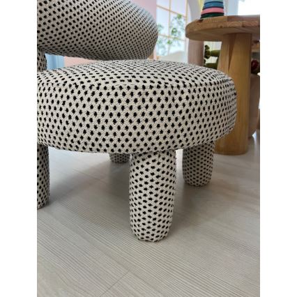 Lasten nojatuoli MAVI beige/musta