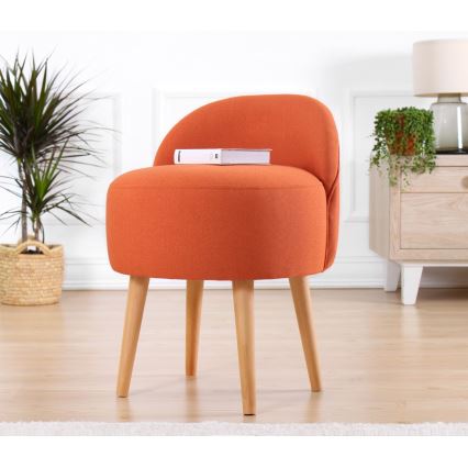 Lasten nojatuoli NIKI, halkaisija 46 cm, oranssi