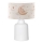 Lasten pöytälamppu CANDY 1xE27/40W/230V valkoinen/beige