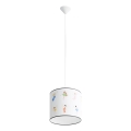 Lasten riipuskattokruunu johdossa FAIRY 1xE27/15W/230V halkaisija 30 cm keiju