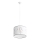 Lasten riipuskattokruunu johdossa PRINCESS 1xE27/15W/230V halkaisija 40 cm prinsessa