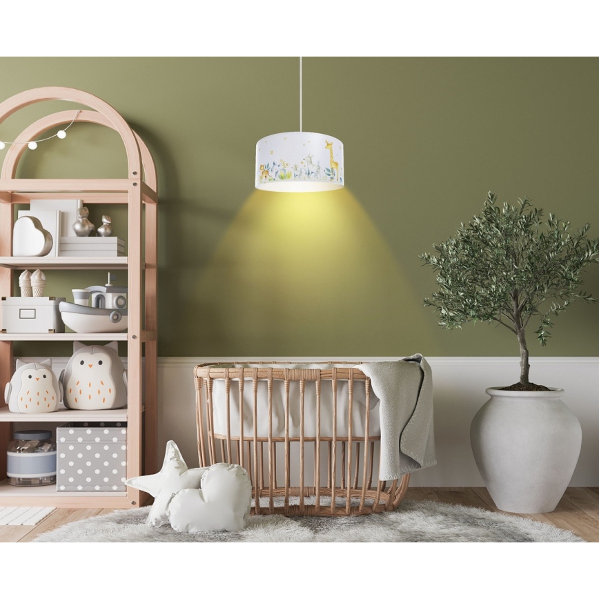 Lasten riipuskattokruunu johdossa SWEET DREAMS 1xE27/60W/230V halkaisija 30 cm