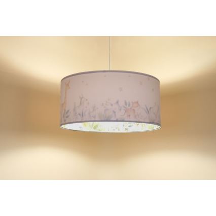 Lasten riipuskattokruunu johdossa SWEET DREAMS 1xE27/60W/230V halkaisija 30 cm