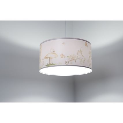 Lasten riipuskattokruunu johdossa SWEET DREAMS 1xE27/60W/230V halkaisija 30 cm